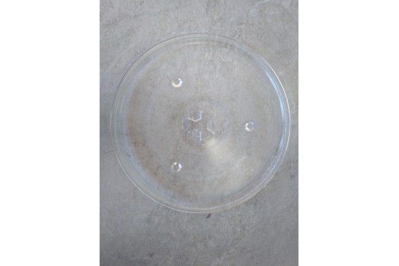 Plato microondas 314 mm. anclaje trebol macho