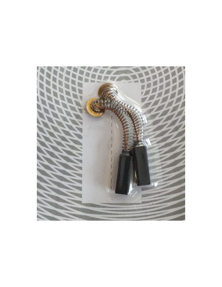 Juego 2 escobillas 6x6x19.2, muelle 55 con cable