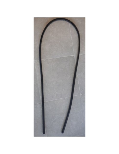 Burlete industrial empotrar lateral,metro NEGRO