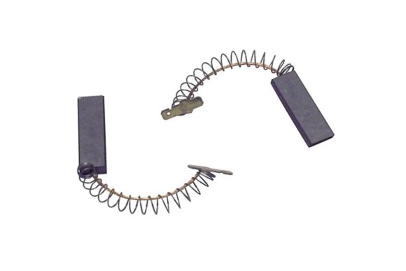 Juego 2 escobillas 5x12 5x35 c/muelle y faston 5 m