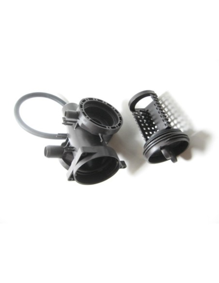 Cuerpo filtro bomba lavadora LG WD14378HDV