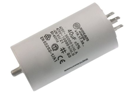 Condensador de trabajo 40 uF.