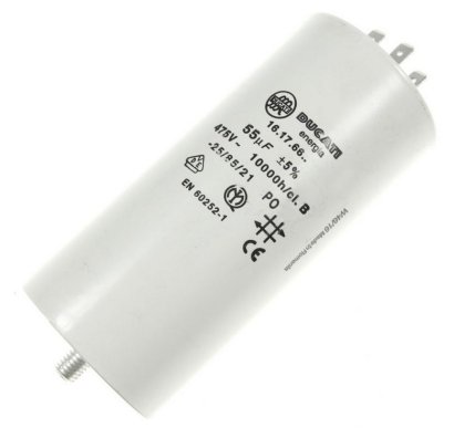 Condensador de trabajo 55 uF. 450V.
