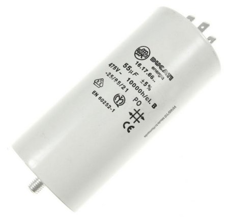 Condensador de trabajo 55 uF. 450V.