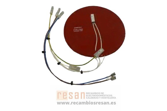 Resistencia silicona redonda 70W