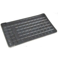 Apoyo plancha EPDM negro 235x135 mm.