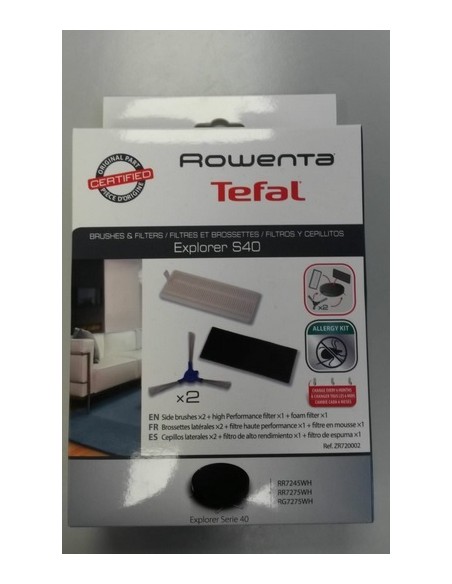 Kit de filtros y cepillos Rowenta Explorer S40