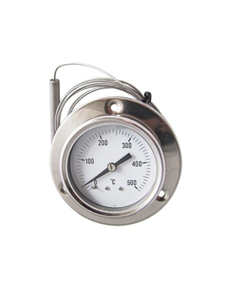 Termometro aguja para horno 0-500º bulbo 700 mm.