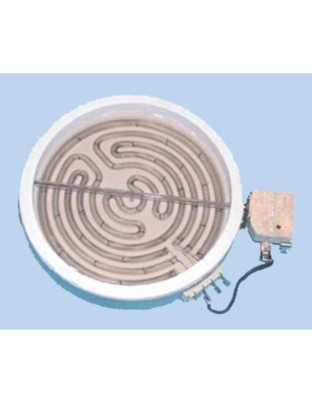 Placa vitroceramica 1200W 165 mm. 3 circuitos