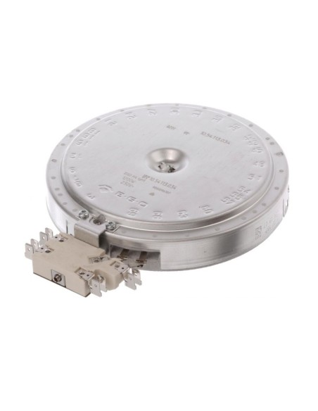 Placa vitroceramica 1200w 165 mm. 1 circuito