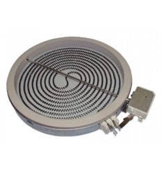 Placa vitroceramica 1500w 230v 180 mm. 1 circuito