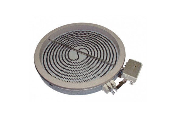 Placa vitroceramica 1500w 230v 180 mm. 1 circuito