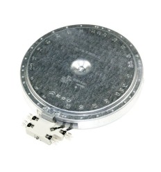 Placa vitroceramica 1800W 230V 200 mm. 1 circuito 2