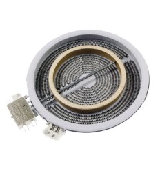 Placa vitroceramica 1800/750W 120/200 mm. Doble