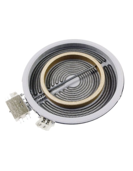 Placa vitroceramica 1800/750W 120/200 mm. Doble