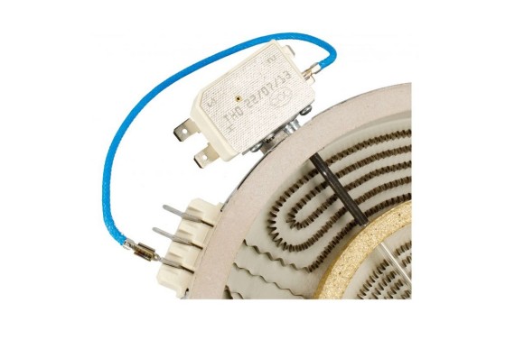 Placa vitroceramica 2200/750W 120/230 mm. Doble