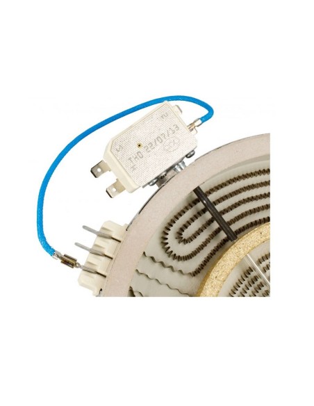 Placa vitroceramica 2200/750W 120/230 mm. Doble