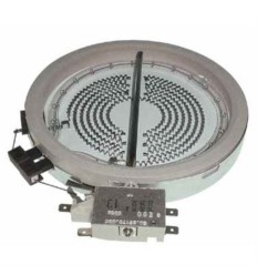 Placa vitroceramica halogena 165 mm. 1200W