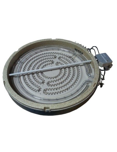 Placa vitroceramica halogena 230 mm. 2200W