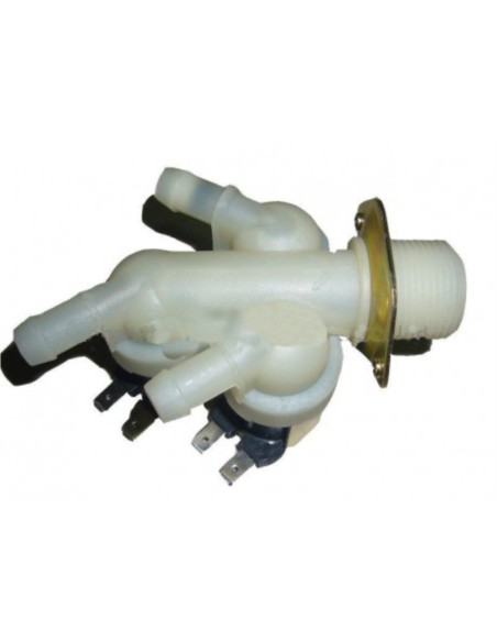 Electrovalvula 3 vias 180º 220v 15 mm.