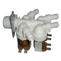 Electrovalvula 4 vias 180º 24V continua