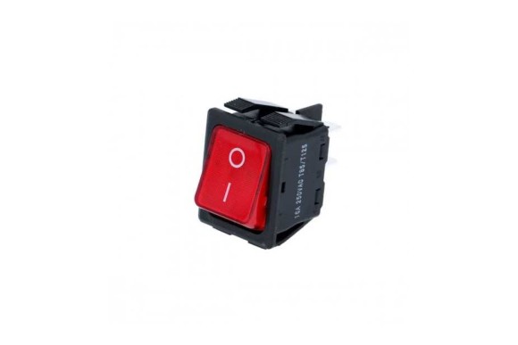 Pulsador 30x22mm rojo 4F