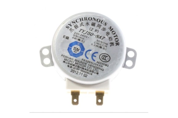 Motor microondas 220V chaflan estrecho eje 7/5 mm