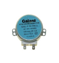 Motor microondas 30V AC eje 7/6mm h:16mm