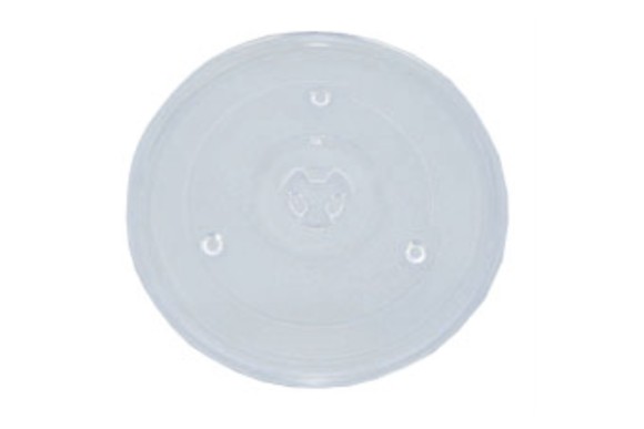 Plato microondas 255 mm. anclaje trebol hembra