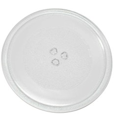 Plato microondas 255 mm. anclaje trebol macho