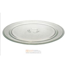 Plato microondas Whirlpool 36 cm. trebol ancho