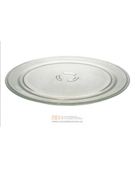 Plato microondas Whirlpool 36 cm. trebol ancho