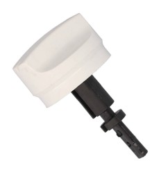 Mando con eje Teka blanco HE490
