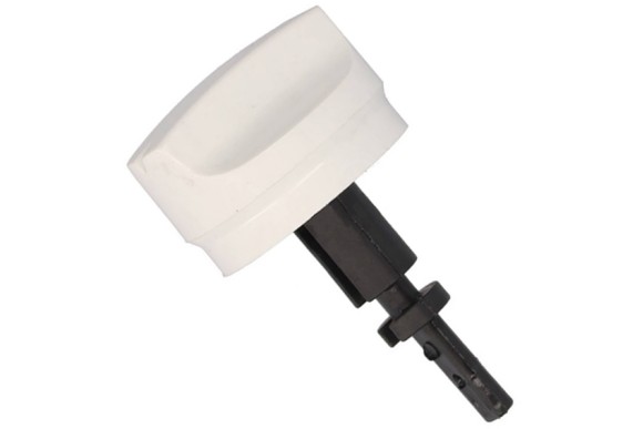 Mando con eje Teka blanco HE490