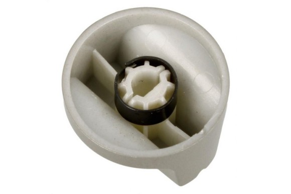 Mando cocina Teka plateado d: 32 mm s/eje (m-c)