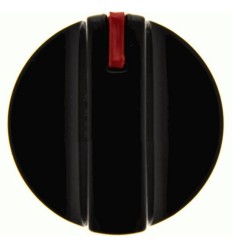 Mando cocina Balay Negro sin eje 6 mm.