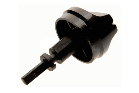 Mando con eje cocina Teka negro