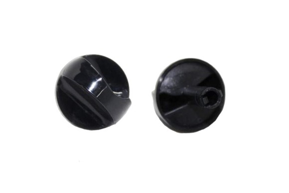 Mando horno Fagor d:34 eje 25 x6 mm. negro
