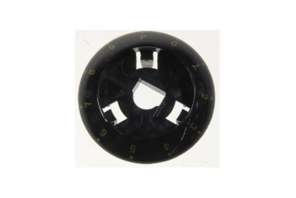 Corona mando P-0-9 negro encimera Fagor