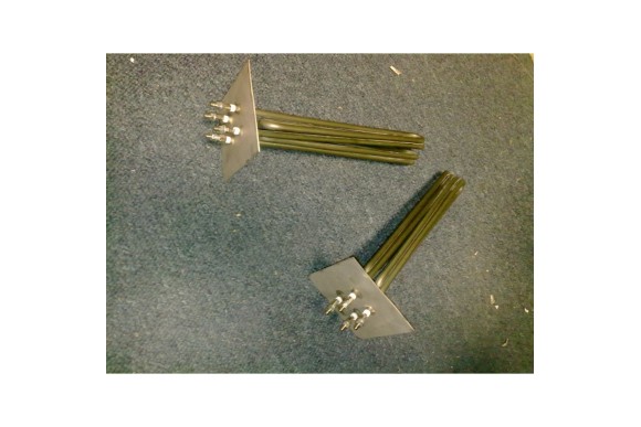 Resistencia L290 mm. 6000W con chapa s/muestra