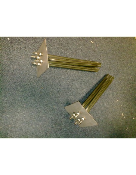 Resistencia L290 mm. 6000W con chapa s/muestra