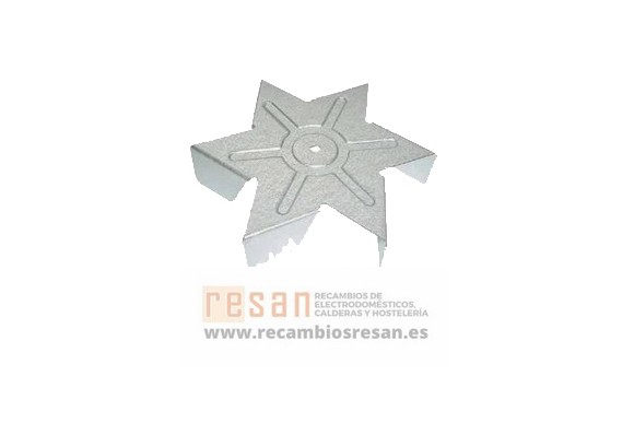 Aspa ventilador horno Whirlpool AWM d:12,4 cm