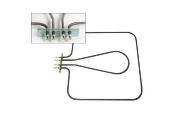Resistencia inferior horno Candy CI5412XE