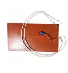 Resistencia silicona pegable 210x116 mm. 200W 230v