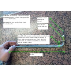 Resistencia U 310 mm. 2000W mesa caliente