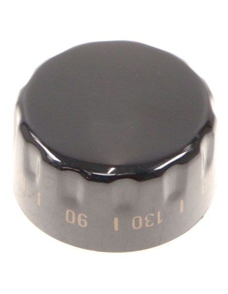 Mando termostato Teka 0-250 negro serie S10