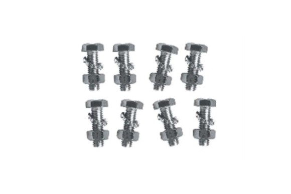 Tornillos fijacion eje lavadora Rommer (8 ud.)