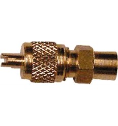 Valvula obus 1/4 soldar con tapon 1/4 SAE