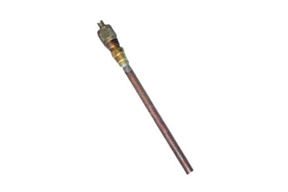 Valvula obus con tubo 1/4 soldar