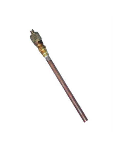 Valvula obus con tubo 1/4 soldar